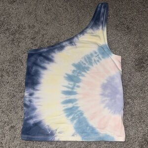 American eagle semi cropped tank, one strap